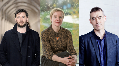 Headshots of Lorne Campbell, Jackie Wylie and Rufus Norris