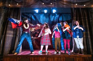 production photo of cast
