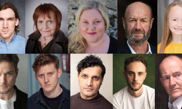 Montage of actor headshots