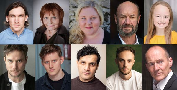 Montage of actor headshots