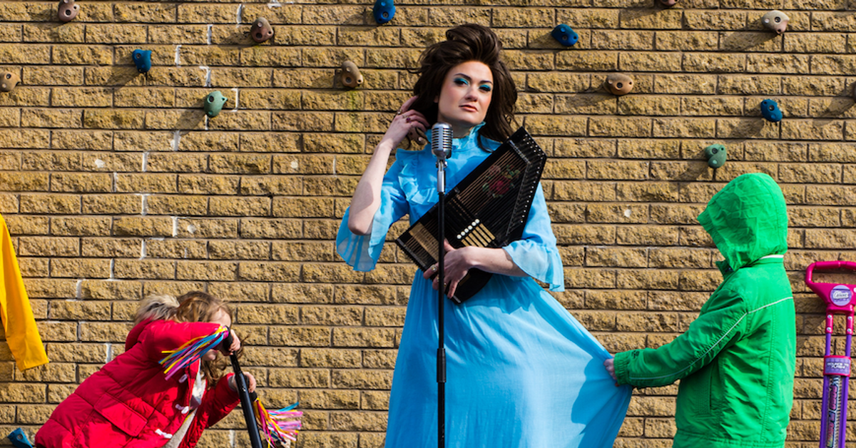 june carter blue dress June Carter Cash Chronicles of a Handmade Life Ms. Cleaver