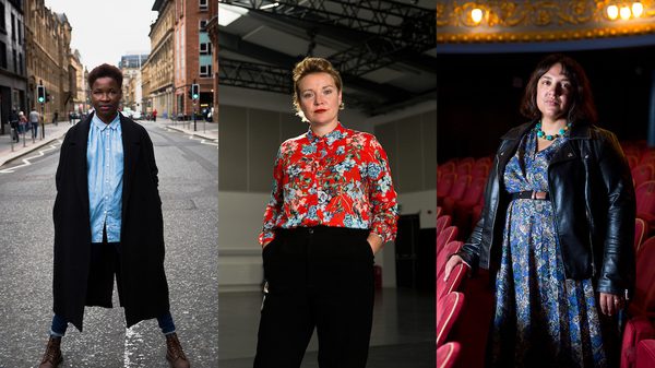 Portrait photographs of three women - Adura, Jackie and Hannah
