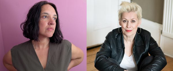 side-by-side portraits of Cora Bissett and Hannah Lavery