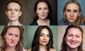 A collage of headshots from the Stand & Deliver cast