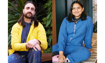 Headshots of Niall Moorjani and Surya Elango